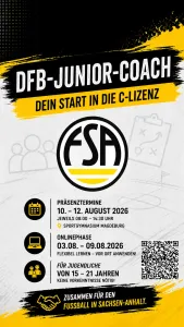 DFB-Junior-Coach in den Sommerferien