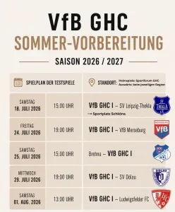 Die Sommervorbereitung unserer Ersten beginnt!